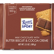 Ritter Sport Butter Biscuit &amp; Cocoa Creme