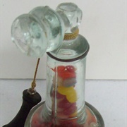 Vintage Glass Candy Telephone