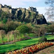 Princes Street Gardens. Edinburgh