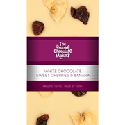 The Amazing Chocolate Makers White Chocolate Swee Tcherries & Banana