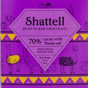 Shattell 70% Cacao W/ Maras Salt (Peru)