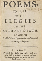 Poems With Elegies on the Authors Death (John Donne)
