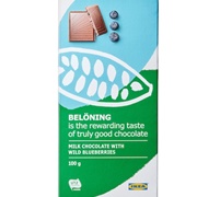Ikea Milk Chocolate With Wild Blueberries