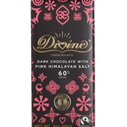 Divine Dark Chocolate W/ Pink Himalyan Salt 60%