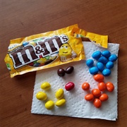 Colour Sorted M&Ms/Skittles