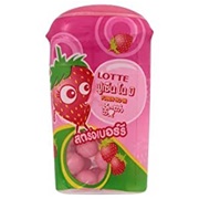 Lotte Fusen No Mi Strawberry Gum