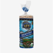 Lundberg Family Farms Organic Brown Rice Cakes, Lightly Salted