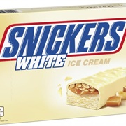 White Snickers Ice Cream