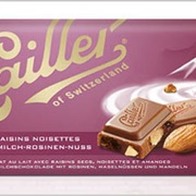 Cailler Lait Raisins Noisettes