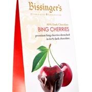 Bissinger&#39;s Dark Chocolate Whole Bing Cherries