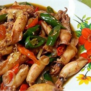 Cumi Asin (Salted Squid)