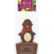 Cocoba Penguin Milk Chocolate Spoon