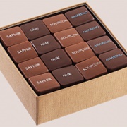 Jean Paul Hevin Chocolate Pralines Golden Box