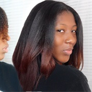 Straightened Hair