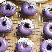 Ube Macapuno Donut