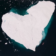 Heart-Shaped Iceberg, Antarctica