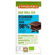 Ethiquable Ecuador Madagaskar Noir 98% Herb Und Intensify