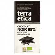 Terra Etica Chocolat Noir 98%