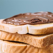 Nutella(Chocolate Spread) on Toast