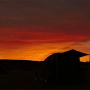 Watched a Desert Sunset