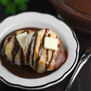 Chocolate Gravy and Biscuits
