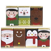 House of Dorchester Christmas Mini Milk Chocolate Bars