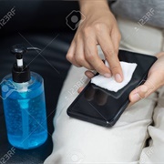 Cleaned Phone Screen Every Day