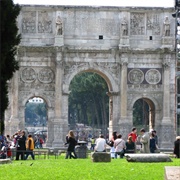 Arco Di Costantino, Roma, Italia