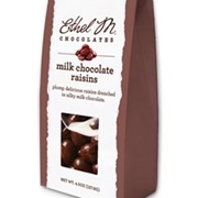 Ethel M Milk Chocolate Raisins