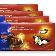 Elite Milk Chocolate W/ Popping Candy
