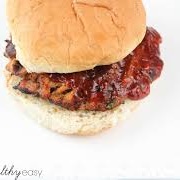 Beef Burger With BBQ Sauce