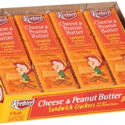 Keebler Cheese & Peanut Butter Sandwich Crackers
