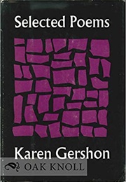 Selected Poems (Karen Gershon)