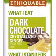 Ethiquable Dark Chocolate Crystallized Ginger