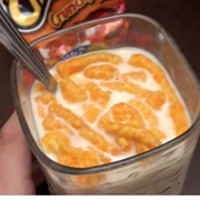 Cheetos in Milk