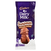 Dairy Milk Chocolate Mousse Snowman