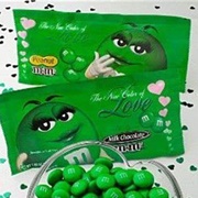 M&Ms Valentine All Green