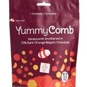 Yummycomb 70% Dark Orange Chocolate & Honeycomb Pieces