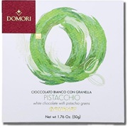 Domori White Chocolate W/ Pistachio Grains