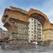 Arch of Galerius. Thessaloniki, Greece