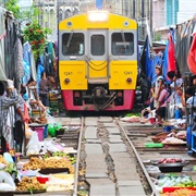 Maeklong Railway Market, Bangkok