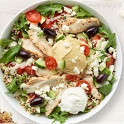Mediterranean Grain Bowl With Chicken
