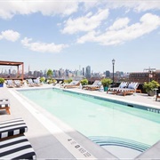 Swim on a Rooftop Pool