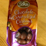 Sconza Chocolate Caramelized Cashews
