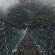 Arasc Tibetan Bridge. Ticino, Switzerland