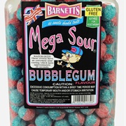 Barnetts Mega Sour Bubblegum