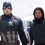 Captain America and Bucky