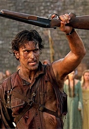 Ash Williams in the Evil Dead, Evil Dead II & Army of Darkness (1981)