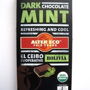 Alter Eco Dark Chocolate Mint El Ceibo Bolivia