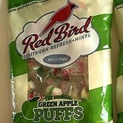 Red Bird Green Apple Puffs